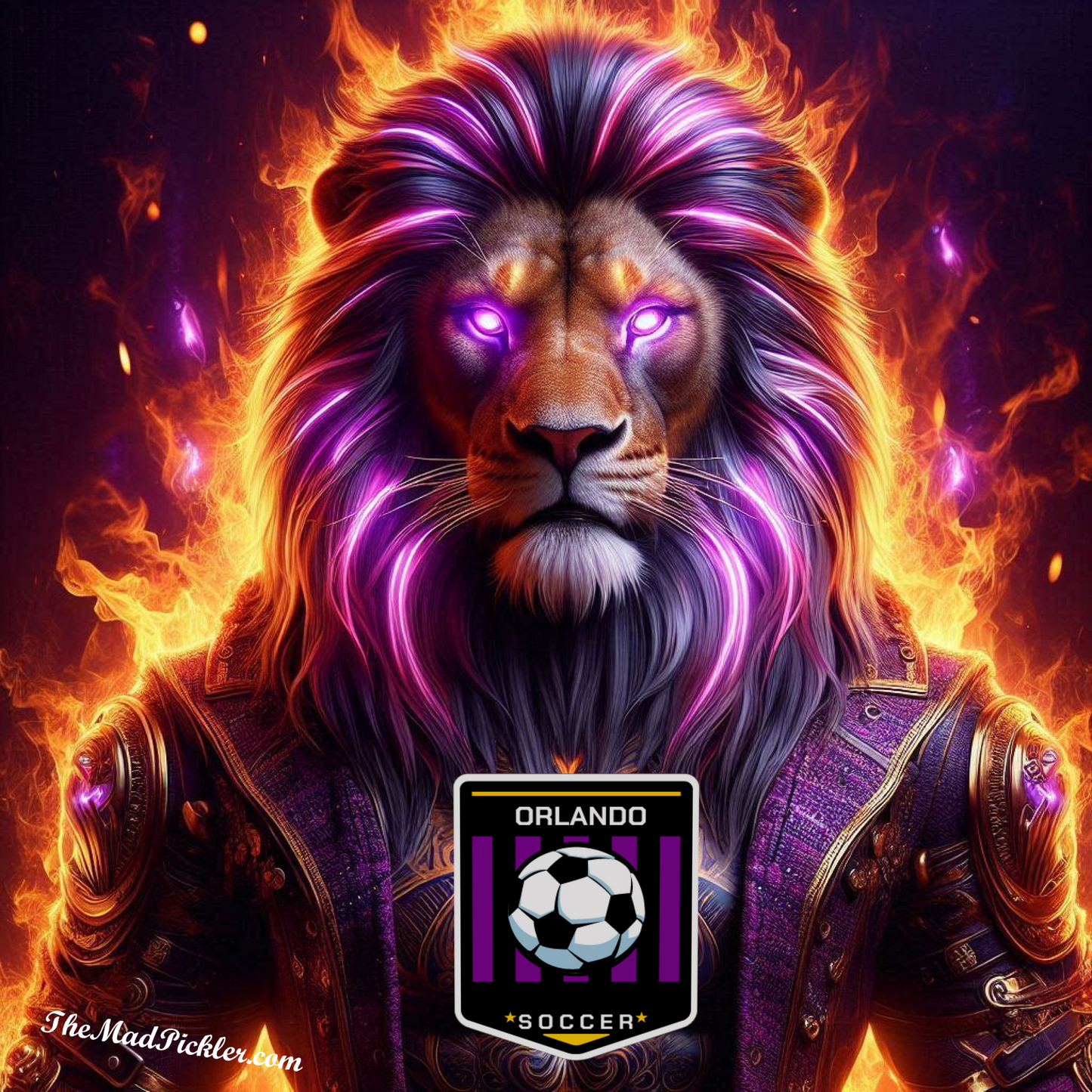 Orlando City Pride  - Kingston -  Canvas Hi-Res Wall Artwork