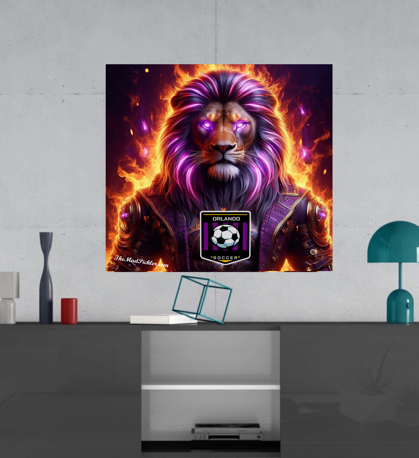 Orlando City Pride  - Kingston -  Canvas Hi-Res Wall Artwork