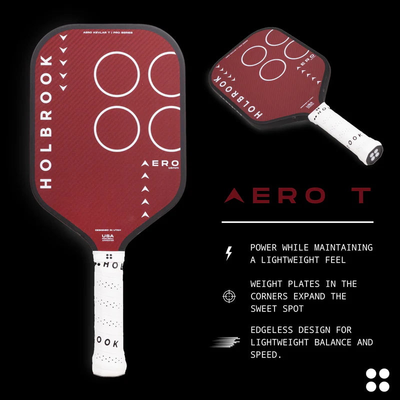 Holbrook Aero Kevlar T 16MM Pickleball Paddle