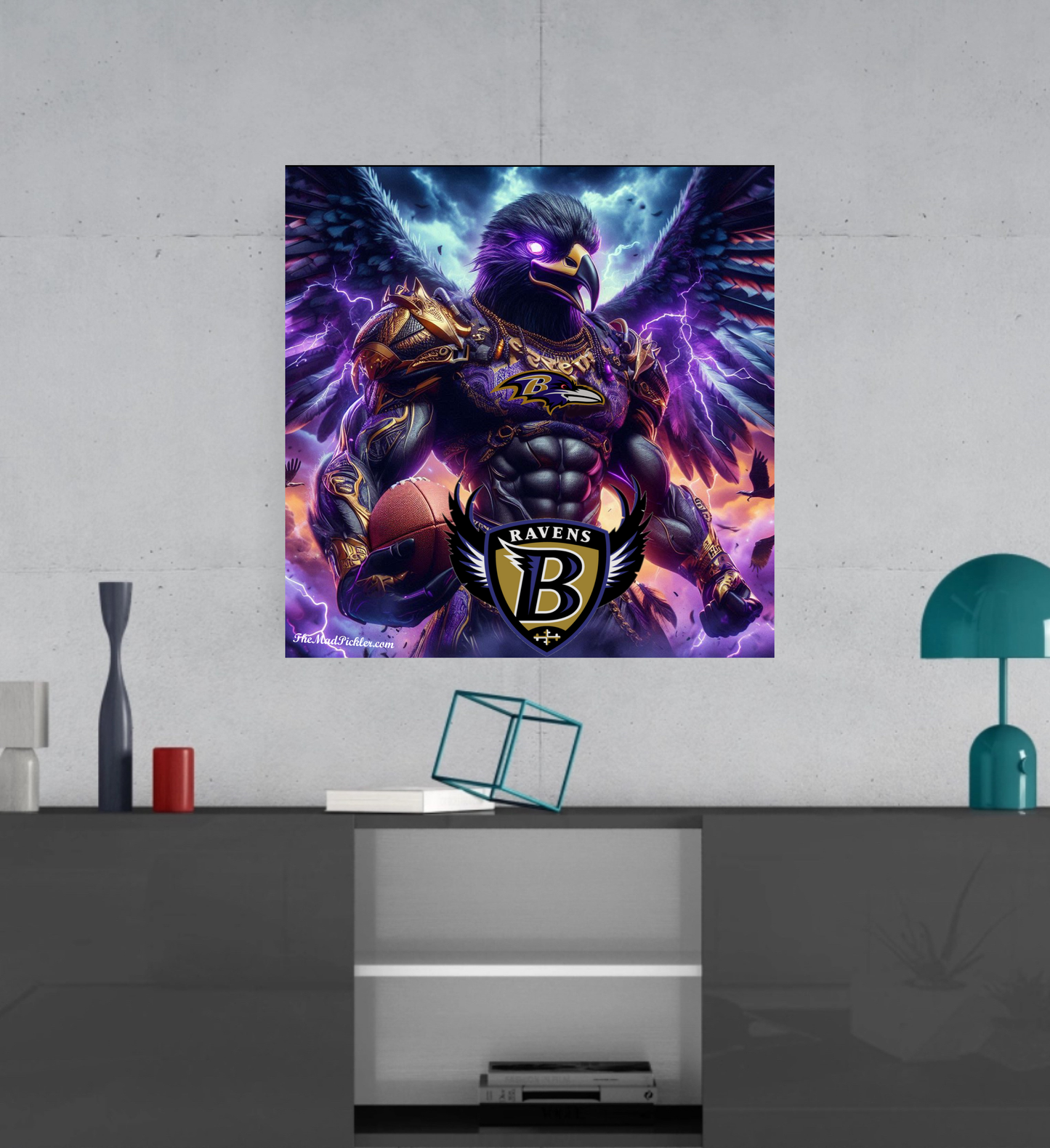 Baltimore Ravens - Ready To Hang  Canvas Hi-Res Wall Artwork