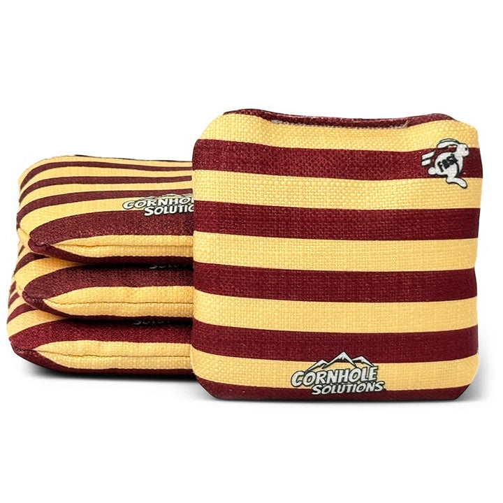 Distressed Stars/Distressed Stripes - Pro Style REC Cornhole Bags – Regulation 6"x6" – Full Set of 8