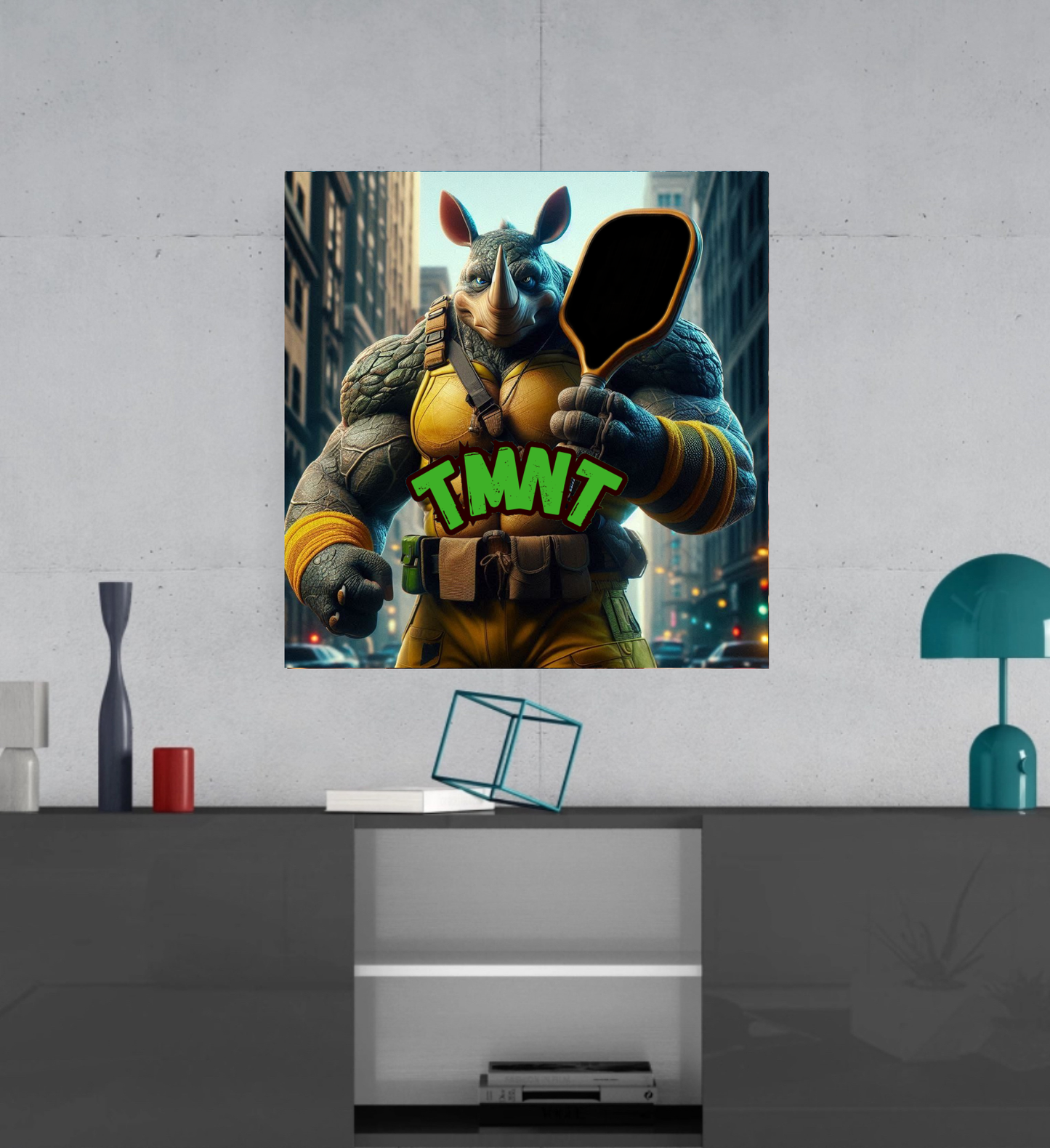 Rocksteady- Teenage Mutant Ninja Turtles-  Ready To Hang  Canvas Hi-Res Wall Artwork