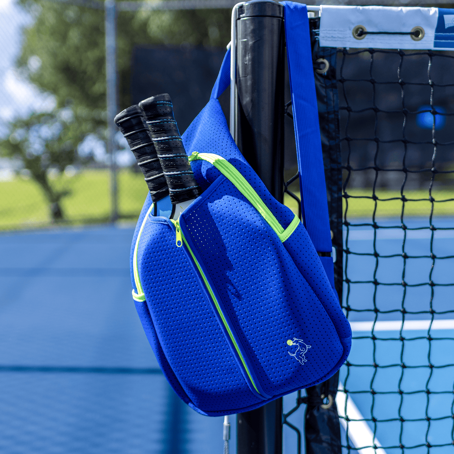 Pickleball Paddle Sling Bag - Royal Blue