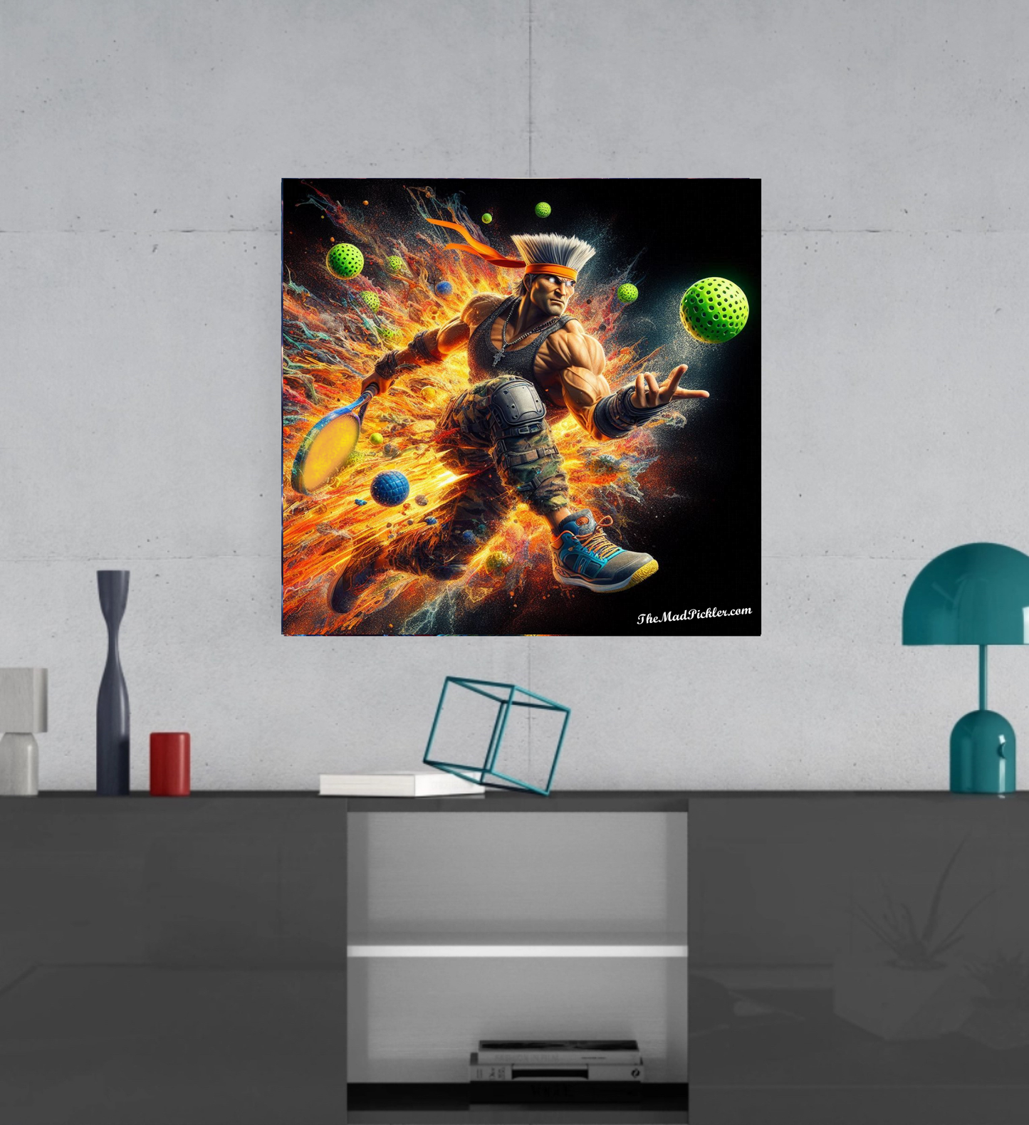 Guile - Street Fighter  -  Ready To Hang  Canvas Hi-Res Wall Artwork