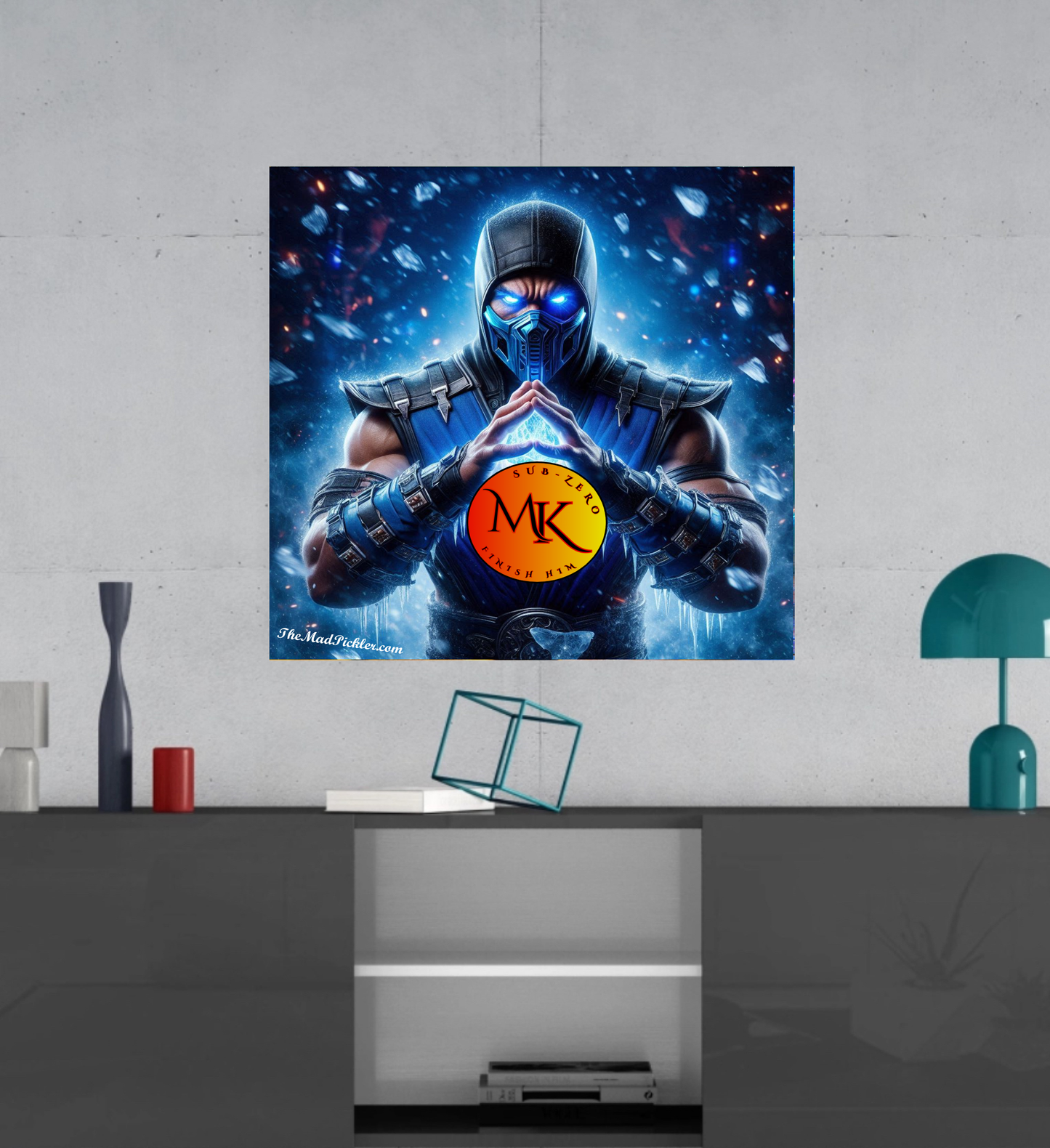 Sub-Zero - Mortal Kombat  -  Ready To Hang  Canvas Hi-Res Wall Artwork