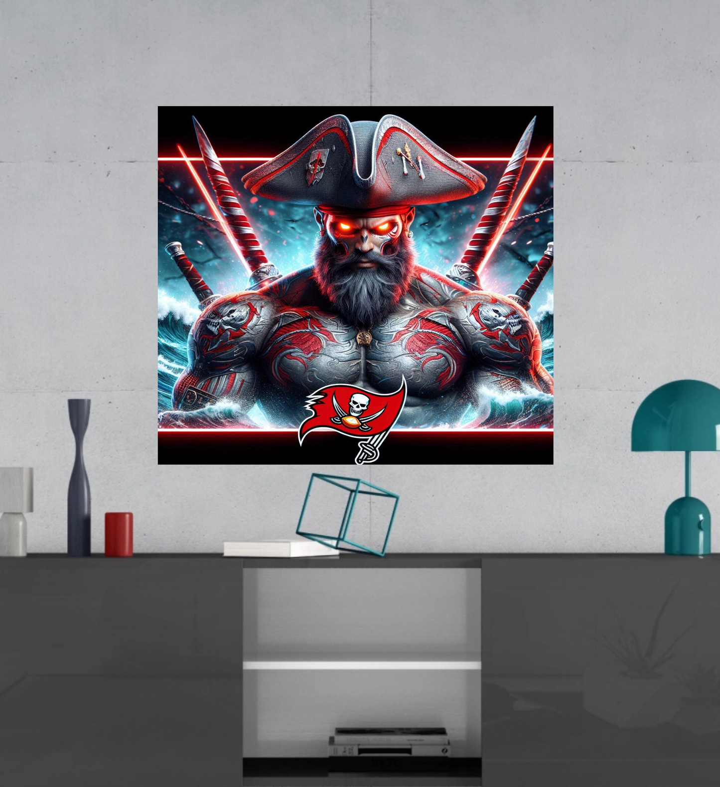 Tampa Bay Buccaneers  -  Ready To Hang  Canvas Hi-Res Wall Artwork