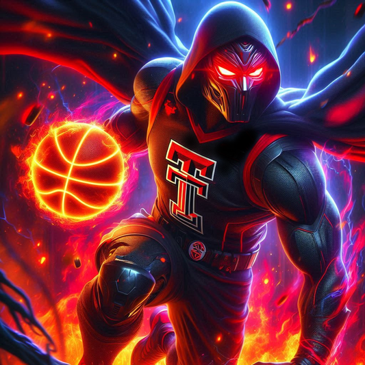 Texas Tech Red Raiders - Basketball -  Ready To Hang  Canvas Hi-Res Wall Artwork