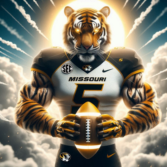 Missouri Tigers -  Ready To Hang  Canvas Hi-Res Wall Artwork