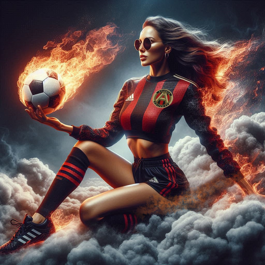 Atlanta United FC - Ball Girl - Ready To Hang  Canvas Hi-Res Wall Artwork