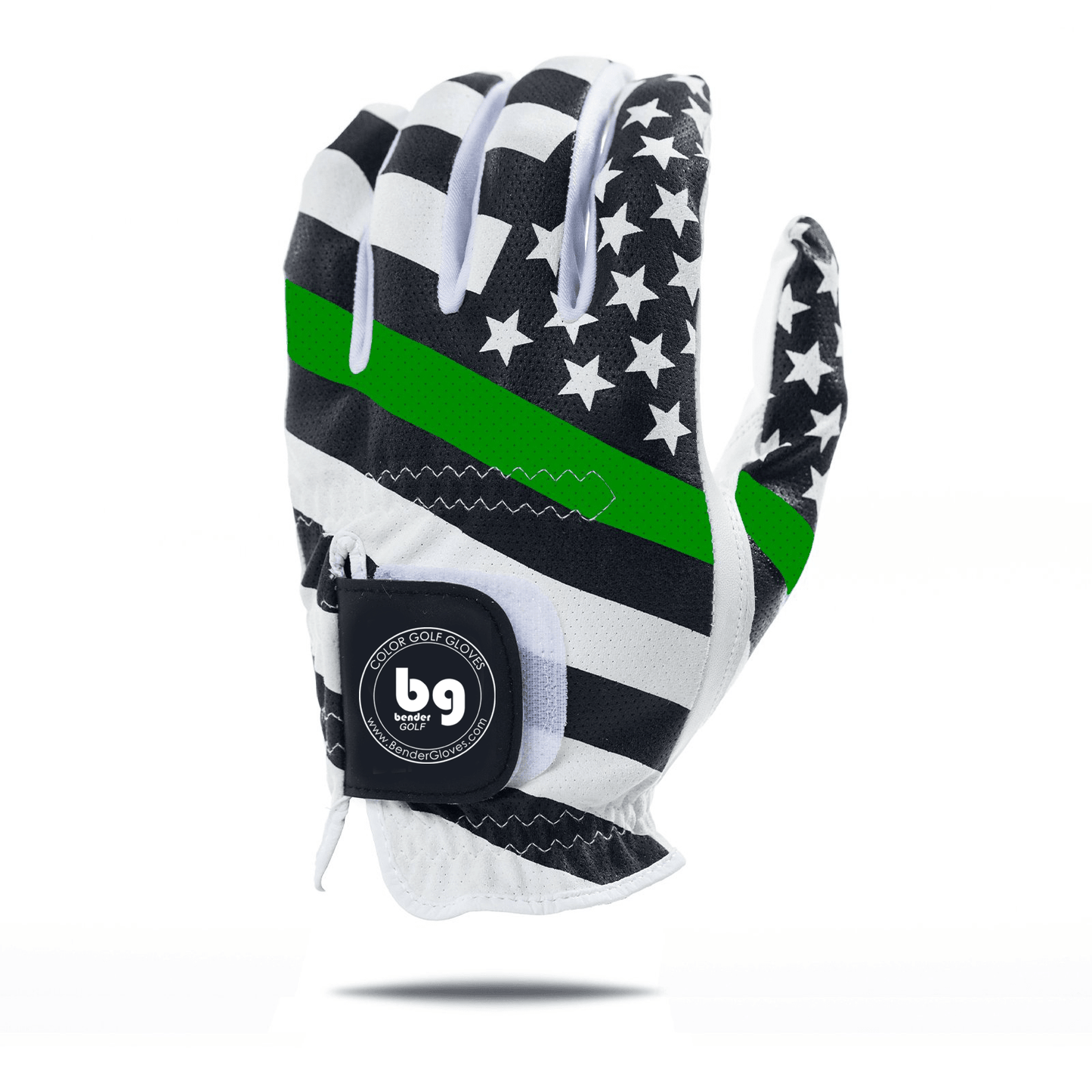 USA Green Line Mesh Pickleball/Golf Glove
