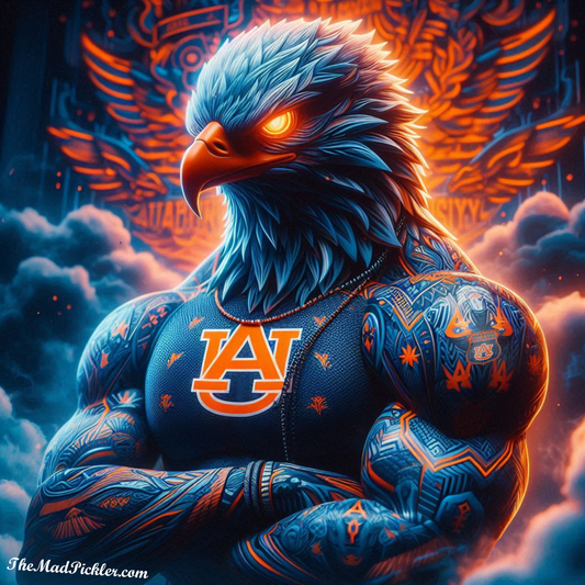 Auburn  - War Damn Eagle -Ready To Hang  Canvas Hi-Res Wall Artwork