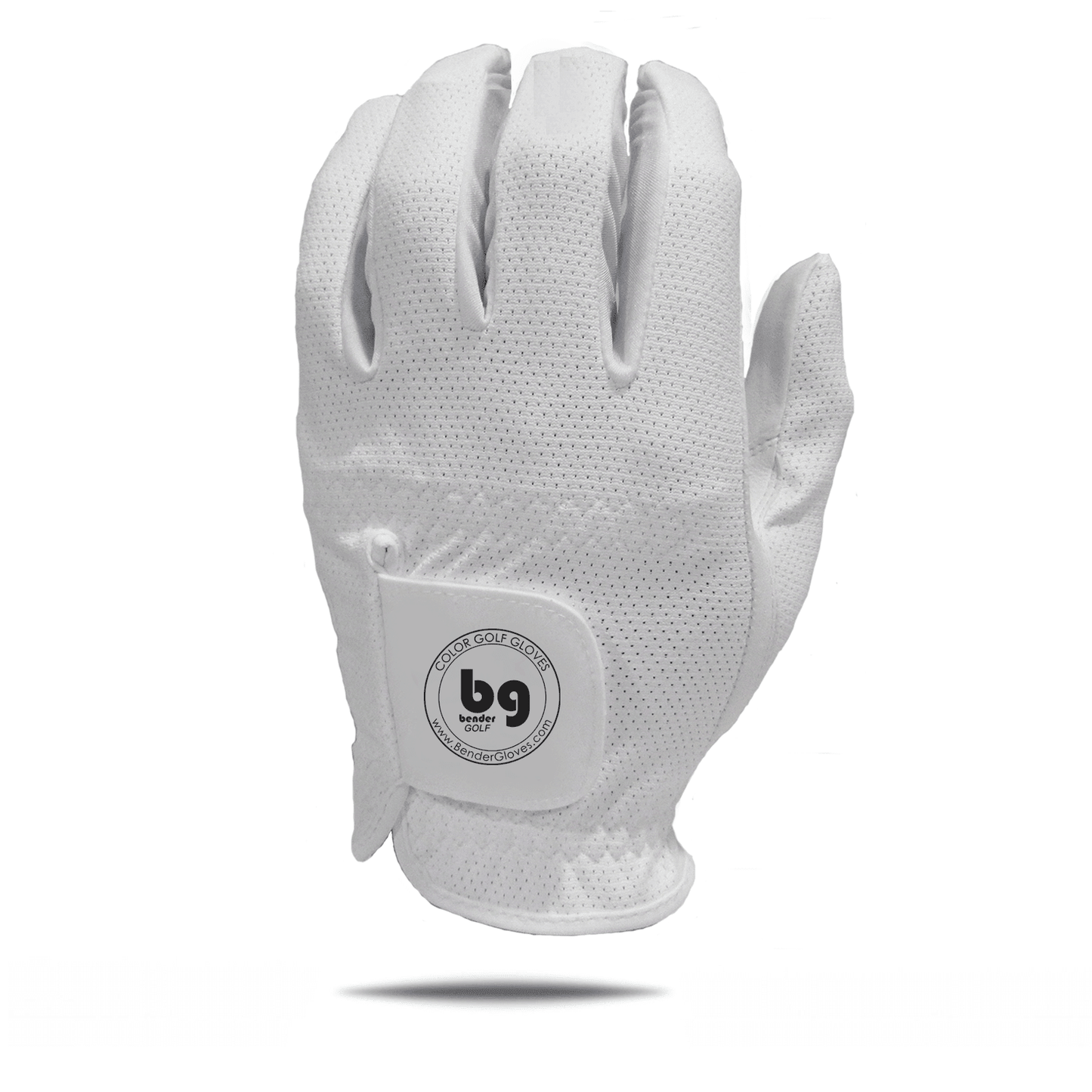 White Mesh Golf Glove