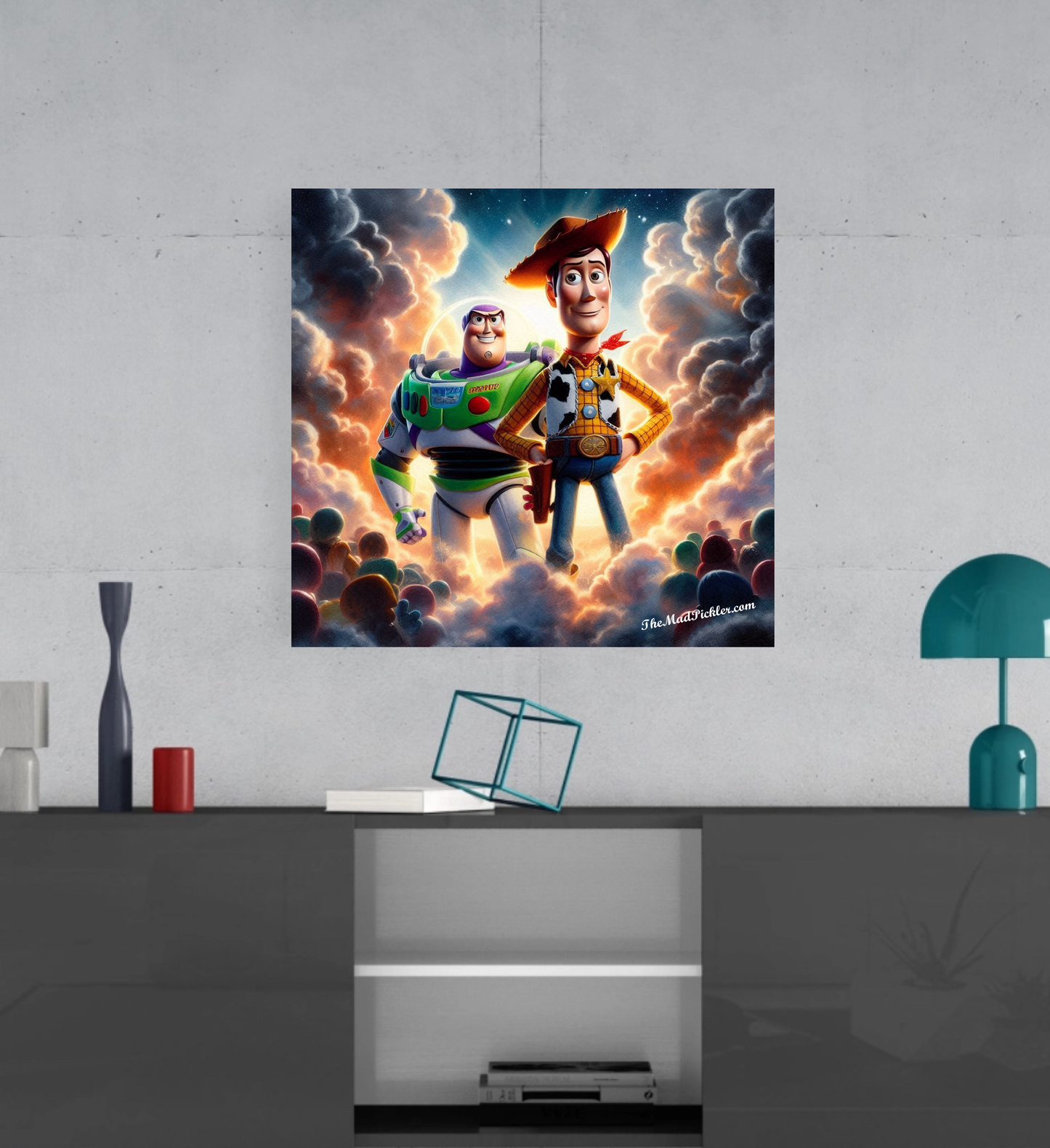 Woody/Buzz Lightyear  - Toy Story -  Ready To Hang  Canvas Hi-Res Wall Artwork