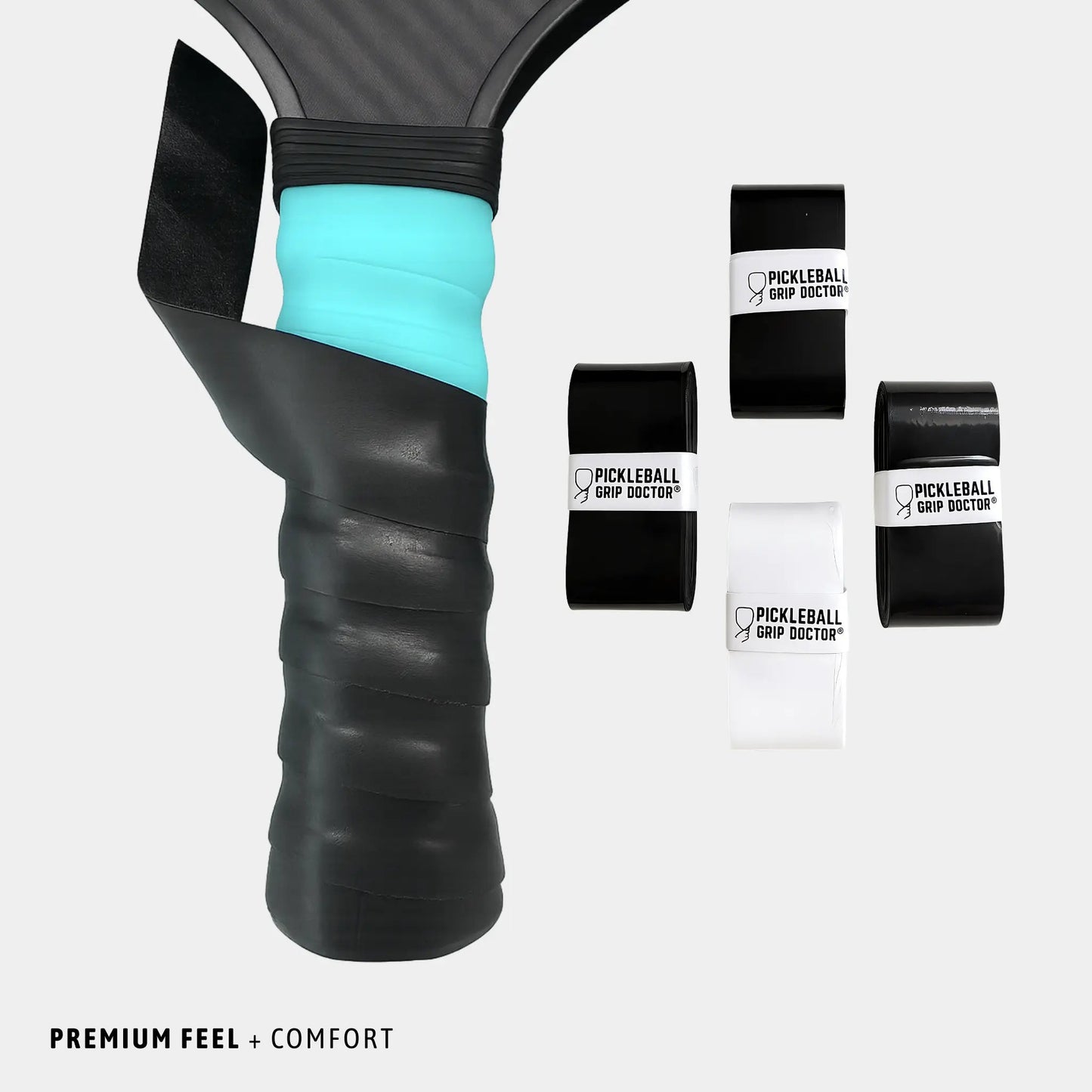 WrapGrip  Premium Pickleball Paddle Overgrip  4 Pack