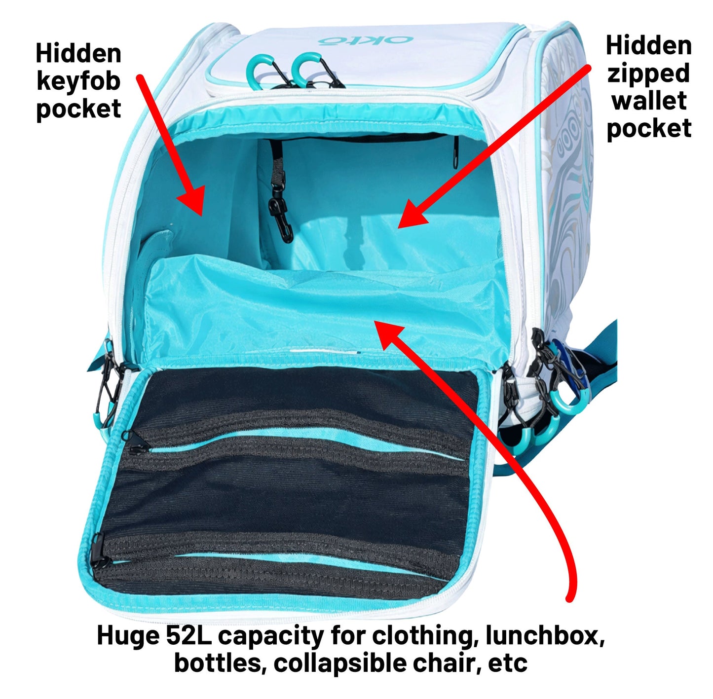 oktō® Rec Lite Ultimate Paddle Sport Backpack